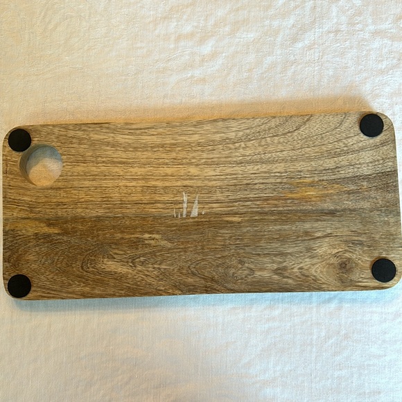 NWOT, Creative Co-Op Mango Wood “Eat Up” Cutting Board - Picture 3 of 5